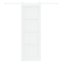 Puerta Deslizante  con Juego de Hardware Blanca 73.5x211 cm Madera Sólida de Pino | Foro24.es | Tu tienda online para hogar, jardín y más Foro24.es