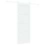 Puerta Deslizante  con Juego de Hardware Blanca 78x211 cm Madera Maciza de Pino | Foro24.es | Tu tienda online para hogar, jardín y más Foro24.es