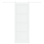 Puerta Deslizante  con Juego de Hardware Blanca 78x211 cm Madera Maciza de Pino | Foro24.es | Tu tienda online para hogar, jardín y más Foro24.es