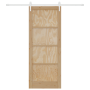 Puerta Deslizante con Juego de Hardware 83x211 cm Madera Sólida de Pino by , Doors for the home - Ref: Foro24-3333758, Price:...