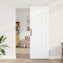 Puerta Corrediza  con Juego de Hardware Blanca 83x232 cm Madera Maciza de Pino | Foro24.es | Tu tienda online para hogar, jardín y más Foro24.es