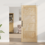 Puerta Corredera con Juego de Hardware 86x198.5 cm Madera Maciza de Pino by , Doors for the home - Ref: Foro24-3333762, Price...