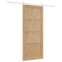 Puerta Corredera con Juego de Hardware 86x198.5 cm Madera Maciza de Pino by , Doors for the home - Ref: Foro24-3333762, Price...