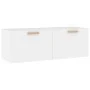 Armario de pared madera contrachapada blanco 100x36,5x35 cm de vidaXL, Taquillas y armarios de almacenamiento - Ref: Foro24-8...