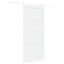 Puerta Deslizante con Juego de Hardware Blanca 93x211 cm Madera Maciza Pino von , Türen für zu Hause - Ref: Foro24-3333769, P...