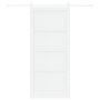 Puerta Deslizante con Juego de Hardware Blanca 93x211 cm Madera Maciza Pino von , Türen für zu Hause - Ref: Foro24-3333769, P...