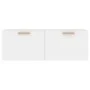 Armario de pared madera contrachapada blanco 100x36,5x35 cm de vidaXL, Taquillas y armarios de almacenamiento - Ref: Foro24-8...