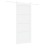 Puerta Deslizante con Juego de Hardware Blanca 93x211 cm Madera Maciza Pino von , Türen für zu Hause - Ref: Foro24-3333769, P...