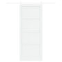 Puerta Deslizante  con Juego de Accesorios Blanca 93x232 cm Madera Maciza de Pino | Foro24.es | Tu tienda online para hogar, jardín y más Foro24.es