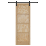 Puerta Deslizante  con Juego de Herrajes 'ORKDAL'de Madera Sólida de Pino | Foro24.es | Tu tienda online para hogar, jardín y más Foro24.es