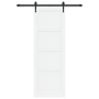 Puerta Deslizante  con Juego de Hardware 'ORKDAL'Madera Sólida Blanca de Pino | Foro24.es | Tu tienda online para hogar, jardín y más Foro24.es