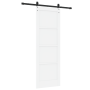 Puerta Deslizante  con Juego de Hardware 'ORKDAL'Madera Sólida Blanca de Pino | Foro24.es | Tu tienda online para hogar, jardín y más Foro24.es