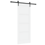 Puerta Deslizante  con Juego de Hardware 'ORKDAL'Madera Sólida Blanca de Pino | Foro24.es | Tu tienda online para hogar, jardín y más Foro24.es