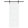 Puerta Deslizante  con Juego de Hardware 'ORKDAL'Madera Sólida Blanca de Pino | Foro24.es | Tu tienda online para hogar, jardín y más Foro24.es