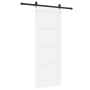 Puerta Deslizante  con Juego de Hardware 'ORKDAL'Madera Sólida Blanca de Pino | Foro24.es | Tu tienda online para hogar, jardín y más Foro24.es