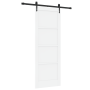 Puerta Deslizante  con Juego de Hardware 'ORKDAL'Madera Sólida Blanca de Pino | Foro24.es | Tu tienda online para hogar, jardín y más Foro24.es