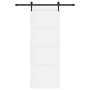 Puerta Deslizante  con Juego de Hardware 'ORKDAL'Madera Sólida Blanca de Pino | Foro24.es | Tu tienda online para hogar, jardín y más Foro24.es