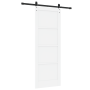Puerta Deslizante  con Juego de Hardware 'ORKDAL'Madera Sólida Blanca de Pino | Foro24.es | Tu tienda online para hogar, jardín y más Foro24.es