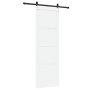 Puerta Deslizante  con Juego de Herrajes 'ORKDAL'Madera Sólida Blanca de Pino | Foro24.es | Tu tienda online para hogar, jardín y más Foro24.es