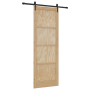 Puerta Deslizante con Juego de Hardware 'ORKDAL'Madera Sólida de Pino de , Puertas para el hogar - Ref: Foro24-3333788, Preci...