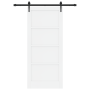 Puerta Deslizante  con Juego de Hardware 'ORKDAL'Madera Sólida Blanca de Pino | Foro24.es | Tu tienda online para hogar, jardín y más Foro24.es