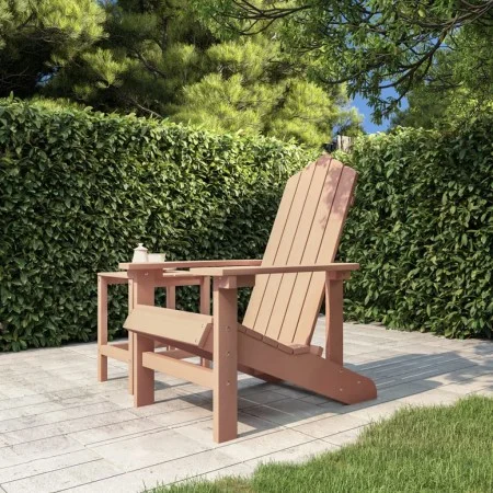 Brauner Adirondack-Gartenstuhl aus HDPE von vidaXL, Gartenstühle - Ref: Foro24-318639, Preis: 160,68 €, Rabatt: %