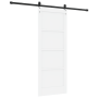 Puerta Deslizante  con Juego de Herrajes 'ORKDAL'Blanca de Madera Maciza de Pino | Foro24.es | Tu tienda online para hogar, jardín y más Foro24.es