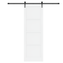 Puerta Deslizante con Juego de Herrajes 'ORKDAL'Madera de Pino Sólido Blanca | Foro24.es | Tu tienda online para hogar, jardín y más Foro24.es