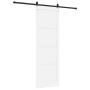 Puerta Deslizante con Juego de Herrajes 'ORKDAL'Madera de Pino Sólido Blanca | Foro24.es | Tu tienda online para hogar, jardín y más Foro24.es