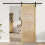 Puerta Deslizante con Juego de Hardware 'ORKDAL'de Madera Maciza de Pino von , Türen für zu Hause - Ref: Foro24-3333812, Prei...