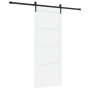 Puerta Deslizante  con Juego de Hardware 'ORKDAL'Madera Sólida Blanca de Pino | Foro24.es | Tu tienda online para hogar, jardín y más Foro24.es