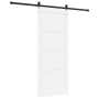 Puerta Deslizante  con Juego de Hardware 'ORKDAL'Madera Sólida Blanca de Pino | Foro24.es | Tu tienda online para hogar, jardín y más Foro24.es