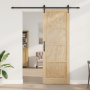 Puerta Corredera  con Juego de Accesorios 'ORKDAL'de Madera Maciza de Pino | Foro24.es | Tu tienda online para hogar, jardín y más Foro24.es