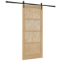 Puerta Corredera  con Juego de Hardware 'ORKDAL'Madera Sólida Pino | Foro24.es | Tu tienda online para hogar, jardín y más Foro24.es