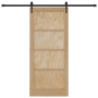 Puerta Corredera  con Juego de Hardware 'ORKDAL'Madera Sólida Pino | Foro24.es | Tu tienda online para hogar, jardín y más Foro24.es