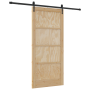Puerta Deslizante  con Juego de Hardware 'ORKDAL'de Madera Sólida de Pino | Foro24.es | Tu tienda online para hogar, jardín y más Foro24.es