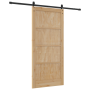 Puerta Deslizante  con Juego de Hardware 'ORKDAL'de Madera Sólida de Pino | Foro24.es | Tu tienda online para hogar, jardín y más Foro24.es