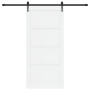 Puerta Corredera con Juego de Hardware 'ORKDAL'Blanca de Madera Sólida de Pino | Foro24.es | Tu tienda online para hogar, jardín y más Foro24.es