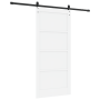 Puerta Corredera con Juego de Hardware 'ORKDAL'Blanca de Madera Sólida de Pino | Foro24.es | Tu tienda online para hogar, jardín y más Foro24.es
