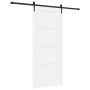 Puerta Deslizante  con Juego de Hardware 'ORKDAL'Madera Sólida Blanca de Pino | Foro24.es | Tu tienda online para hogar, jardín y más Foro24.es