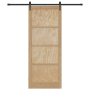 Puerta Deslizante  con Conjunto de Hardware 'ORKDAL'de Madera Maciza de Pino | Foro24.es | Tu tienda online para hogar, jardín y más Foro24.es