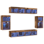 Estante Flotante 2 pcs Madera Vieja 40x28.5x40 cm Madera Elaborada de , Muebles TV - Ref: Foro24-3334386, Precio: 245,38 €, D...