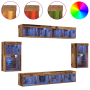Estante Flotante 2 pcs Madera Vieja 40x28.5x40 cm Madera Elaborada de , Muebles TV - Ref: Foro24-3334386, Precio: 245,38 €, D...