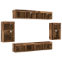 Estante Flotante 2 pcs Madera Vieja 40x28.5x40 cm Madera Elaborada de , Muebles TV - Ref: Foro24-3334386, Precio: 245,38 €, D...