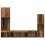 Mueble para TV con luces LED Madera envejecida 40.5x30x102 cm de , Muebles TV - Ref: Foro24-3334389, Precio: 196,90 €, Descue...