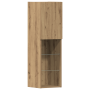 cabinet de TV con luces LED Roble Artesanal 40.5x30x102 cm de , Muebles TV - Ref: Foro24-3334390, Precio: 185,65 €, Descuento: %