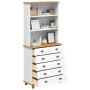 Alcoba  “ASKIM” Blanca 91x40x199.5 cm Madera Sólida Pino | Foro24.es | Tu tienda online para hogar, jardín y más Foro24.es