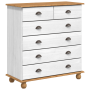 Alcoba  “ASKIM” Blanca 91x40x199.5 cm Madera Sólida Pino | Foro24.es | Tu tienda online para hogar, jardín y más Foro24.es