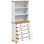 Alcoba  “ASKIM” Blanca 91x40x199.5 cm Madera Sólida Pino | Foro24.es | Tu tienda online para hogar, jardín y más Foro24.es