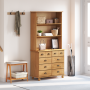 Hutch 'ASKIM'Marrón Miel 91x40x183 cm Madera Sólida Pino | Foro24.es | Tu tienda online para hogar, jardín y más Foro24.es